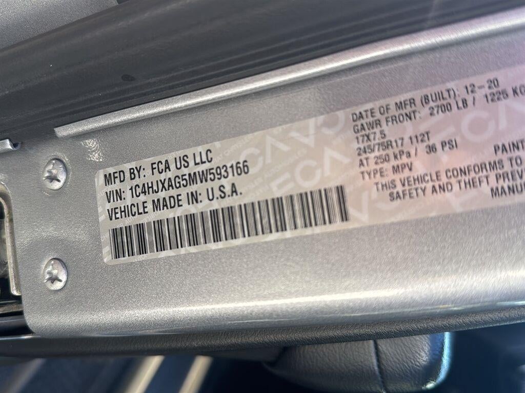 2021 Jeep Wrangler Sport S