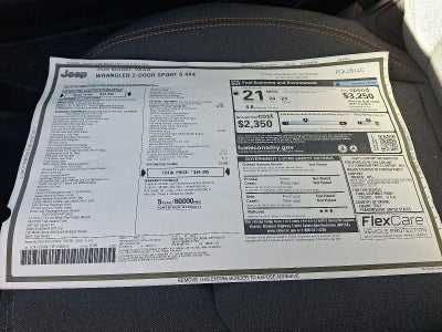 2026 Jeep Wrangler Sport S