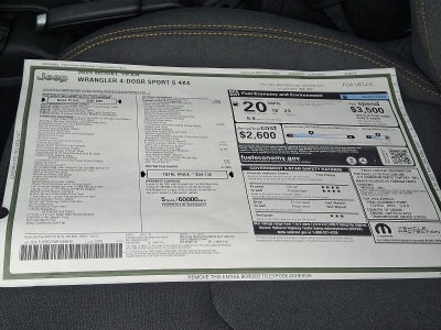 2025 Jeep Wrangler Sport S