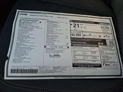 2026 Jeep Wrangler Sport S