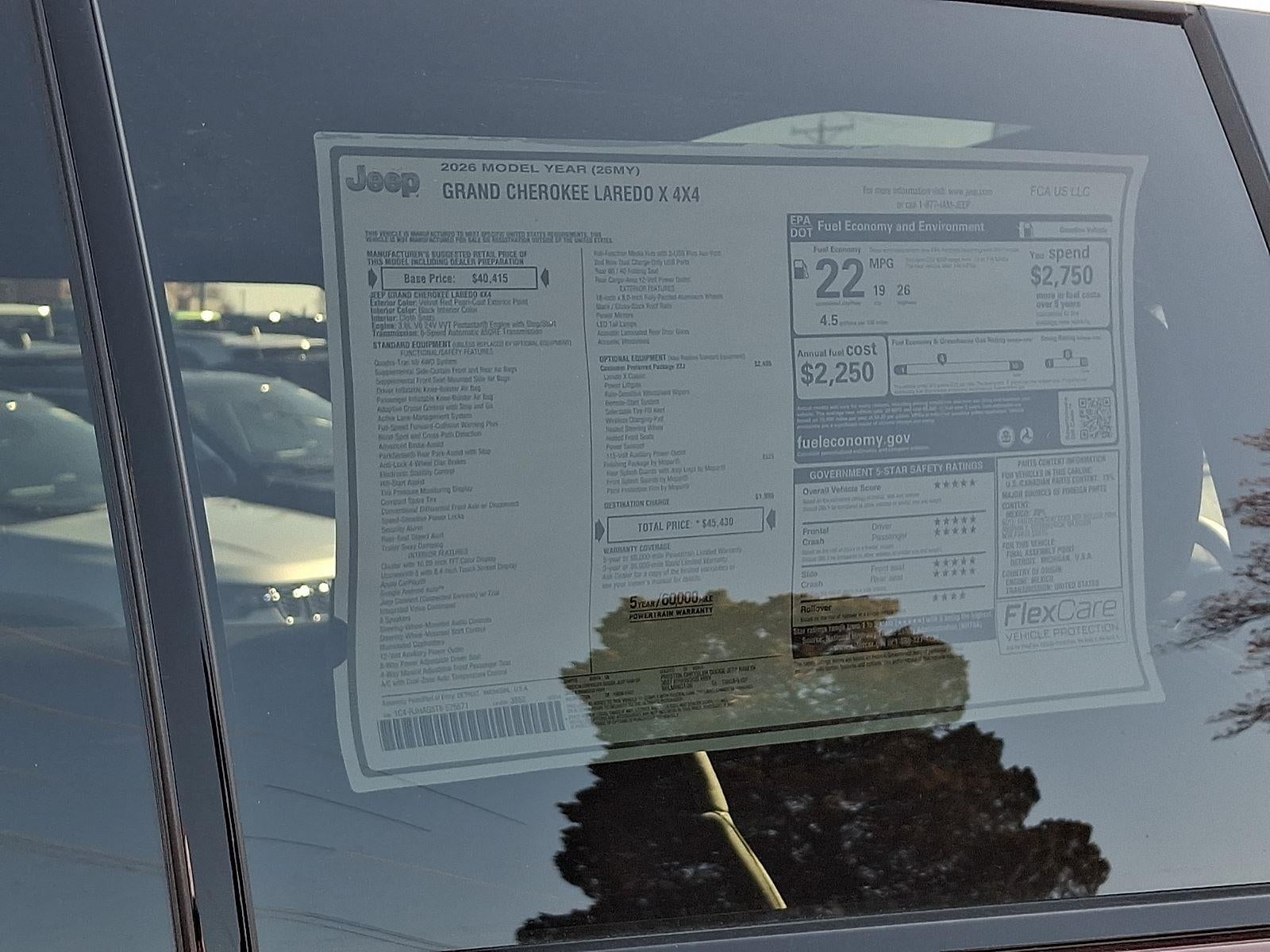 2026 Jeep Grand Cherokee Laredo X