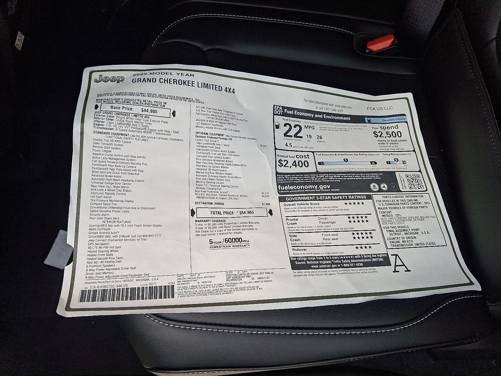 2025 Jeep Grand Cherokee Limited