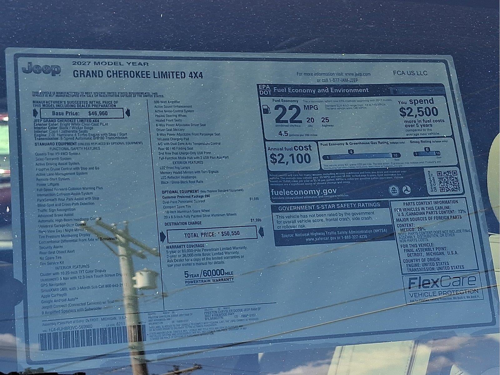 2027 Jeep Grand Cherokee Limited