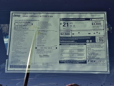 2025 Jeep Grand Cherokee L Altitude X