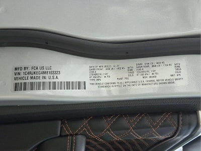 2021 Jeep Grand Cherokee L Summit Reserve