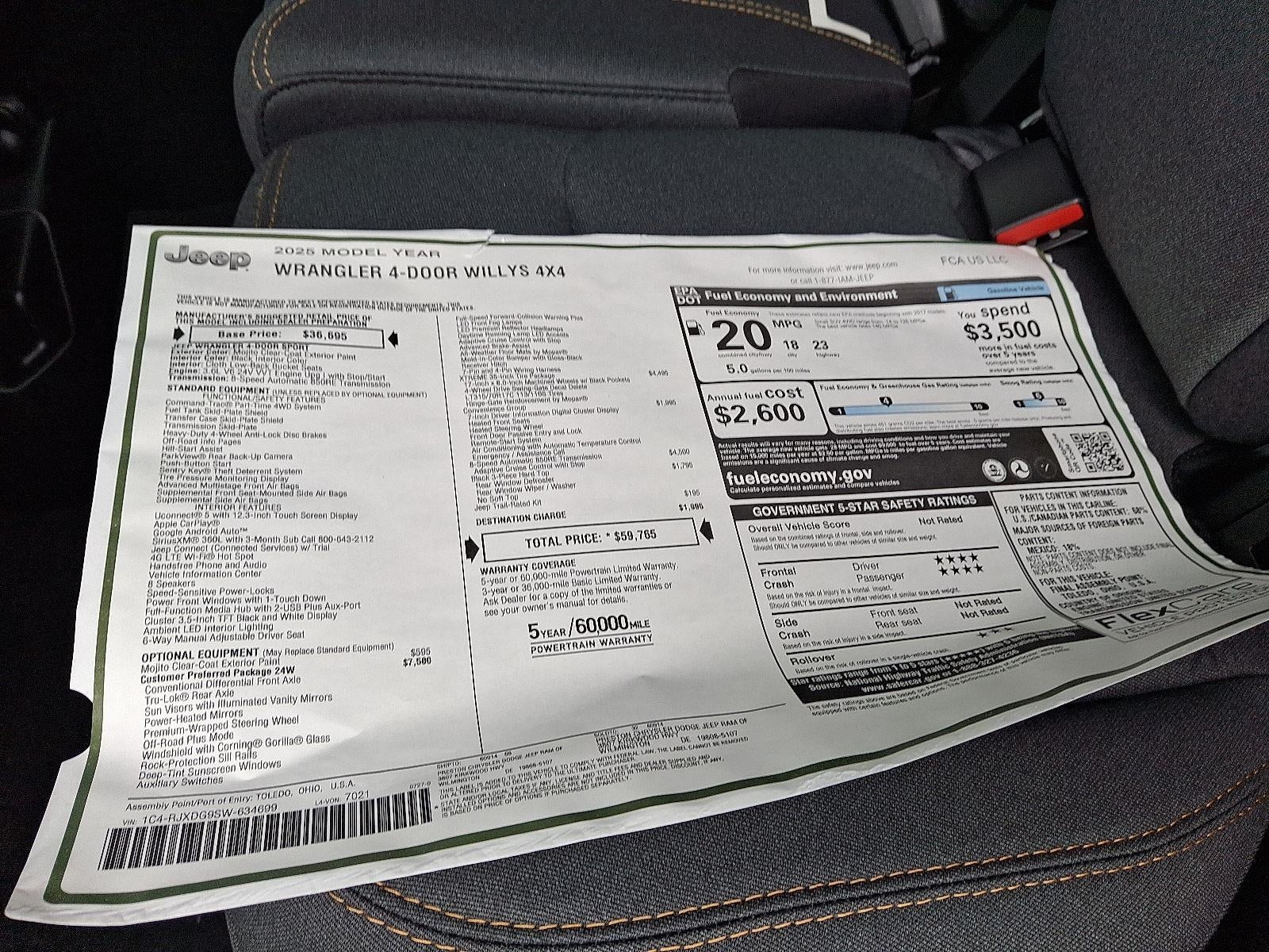 2025 Jeep Wrangler Willys