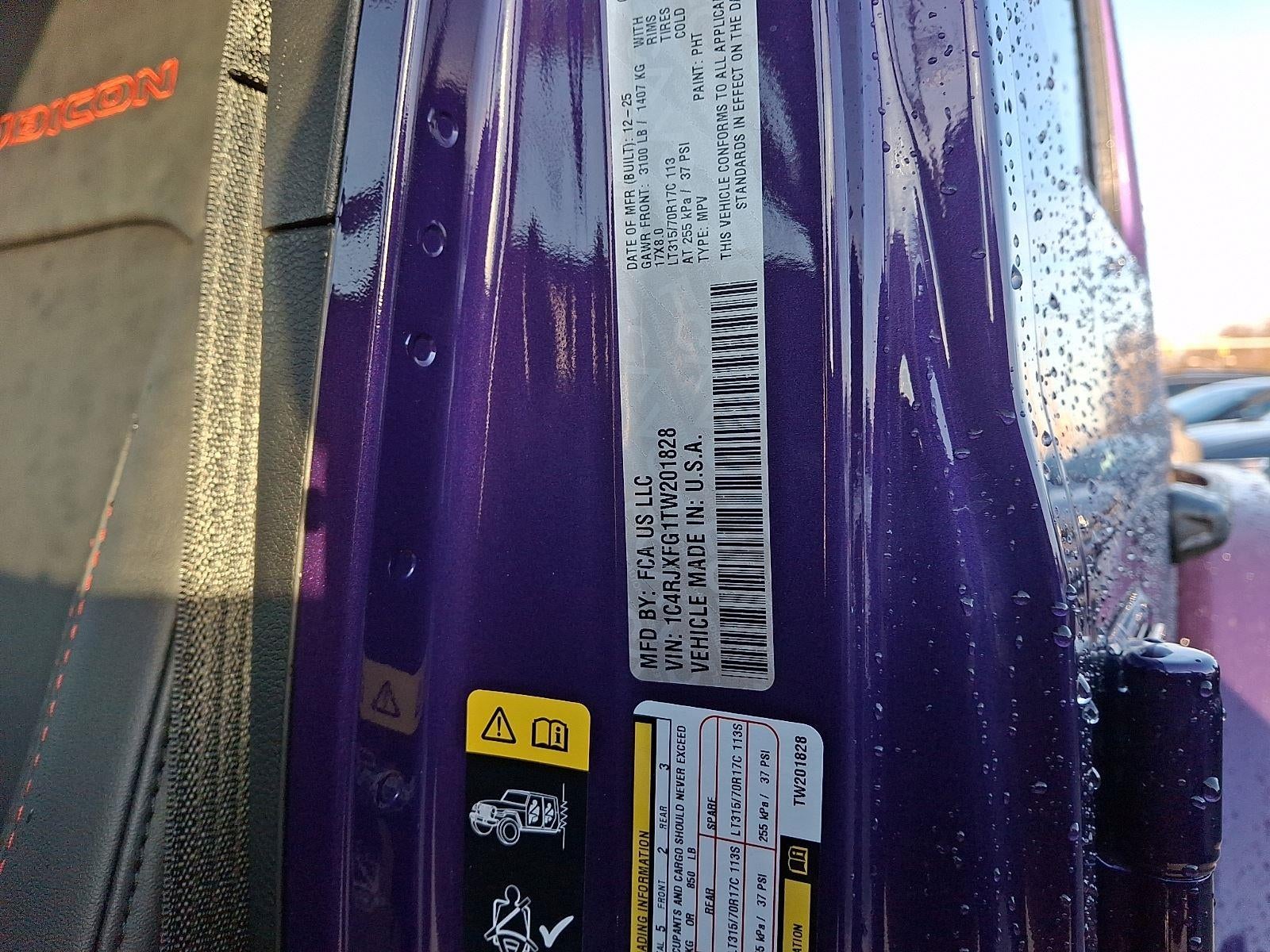 2026 Jeep Wrangler Rubicon X