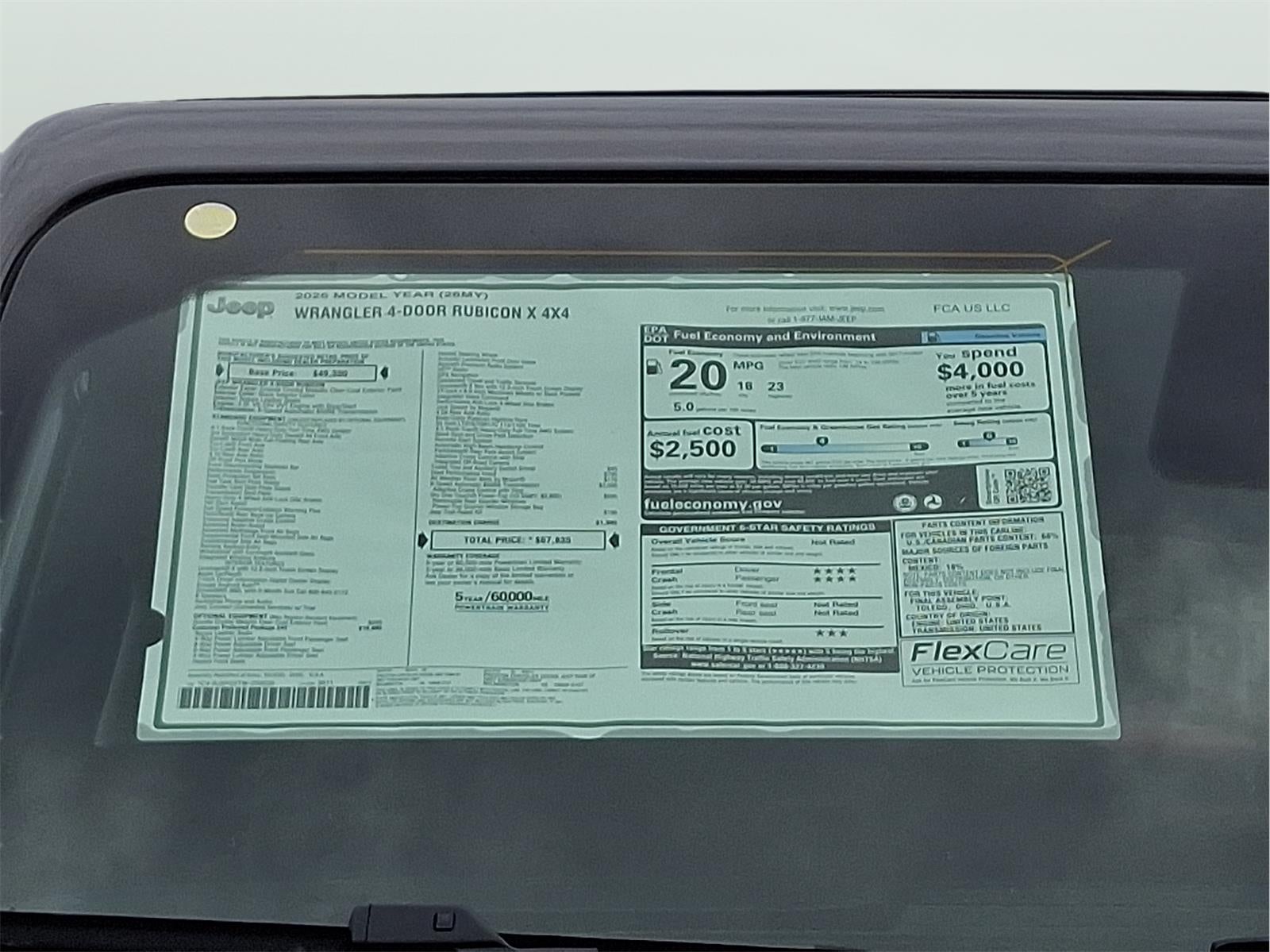 2026 Jeep Wrangler Rubicon X