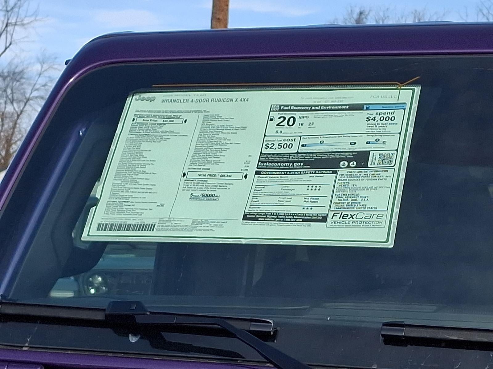 2026 Jeep Wrangler Rubicon X