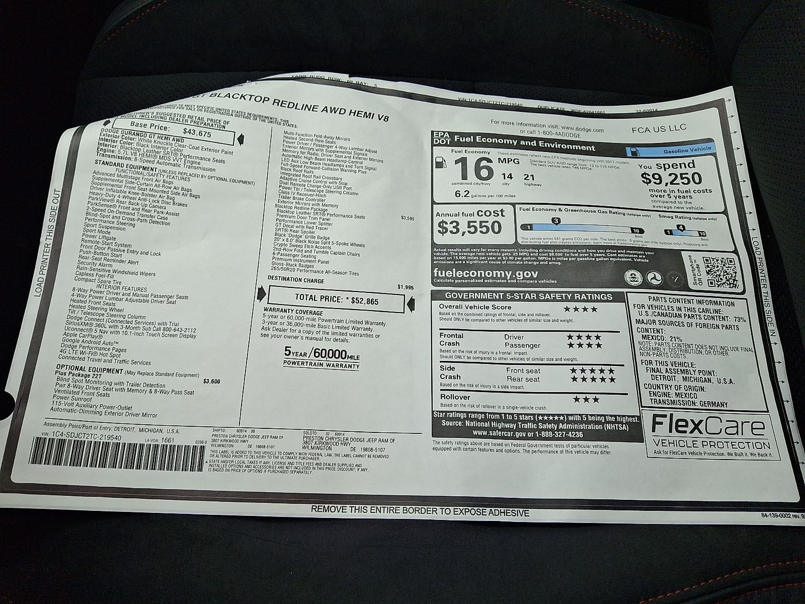 2026 Dodge Durango GT Plus HEMI V8