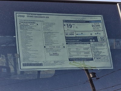 2026 Jeep Grand Wagoneer 4x4