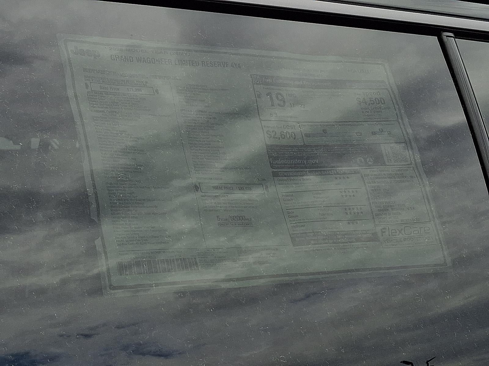 2026 Jeep Grand Wagoneer Limited Reserve