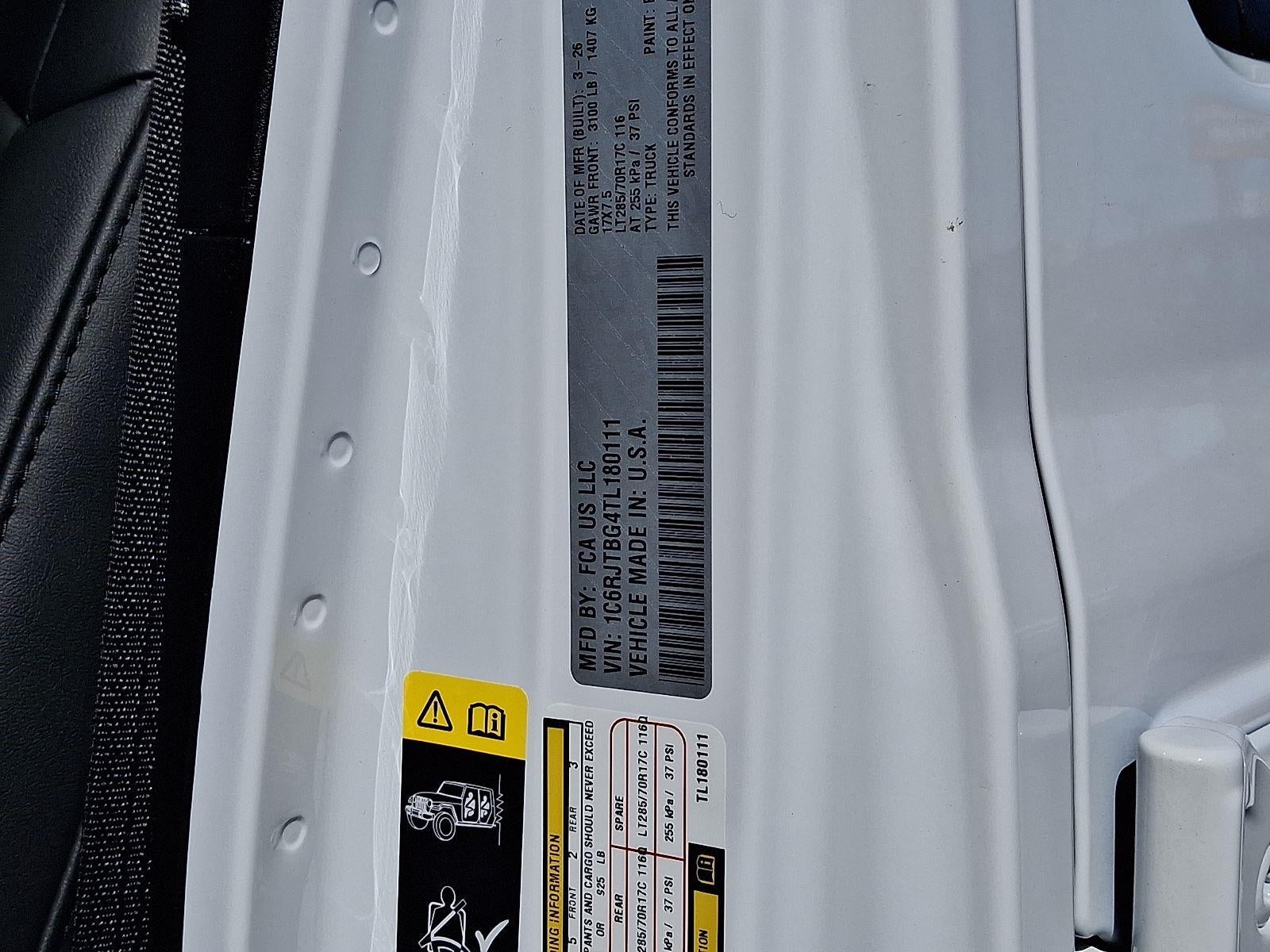 2026 Jeep Gladiator Rubicon X