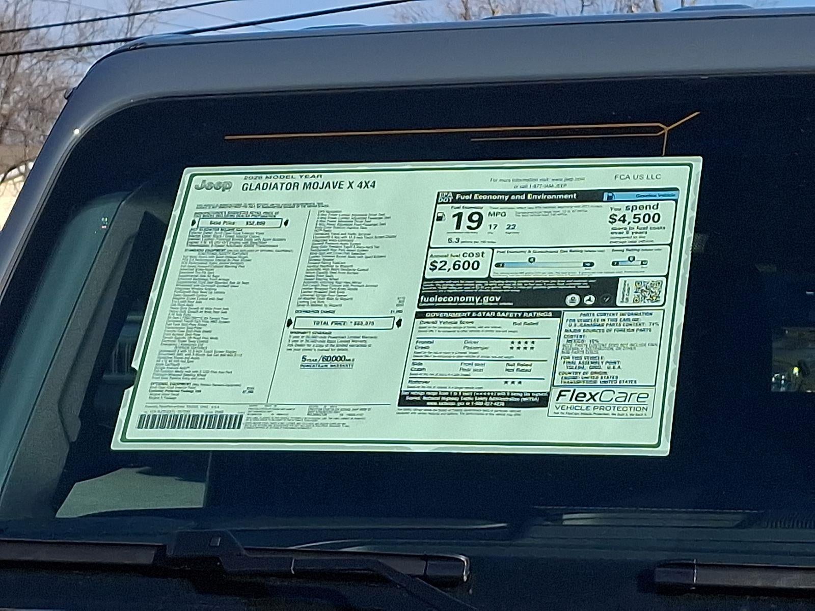 2026 Jeep Gladiator Mojave X