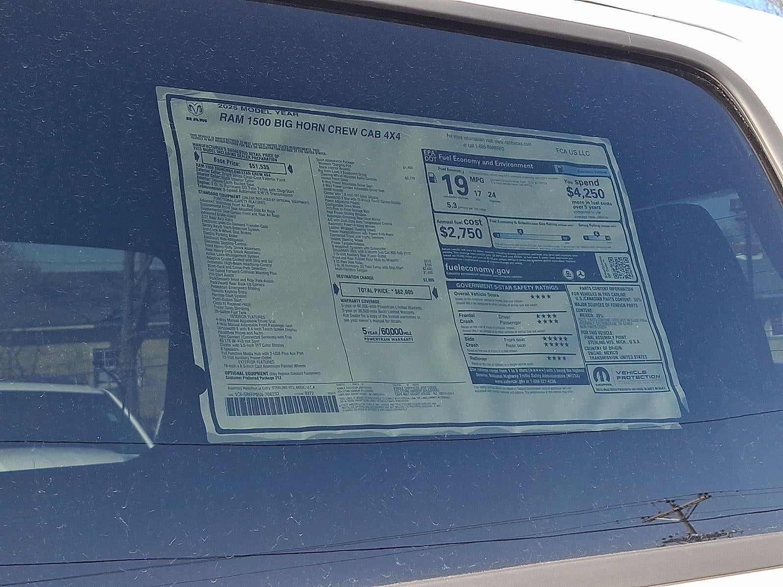 2025 RAM 1500 Big Horn