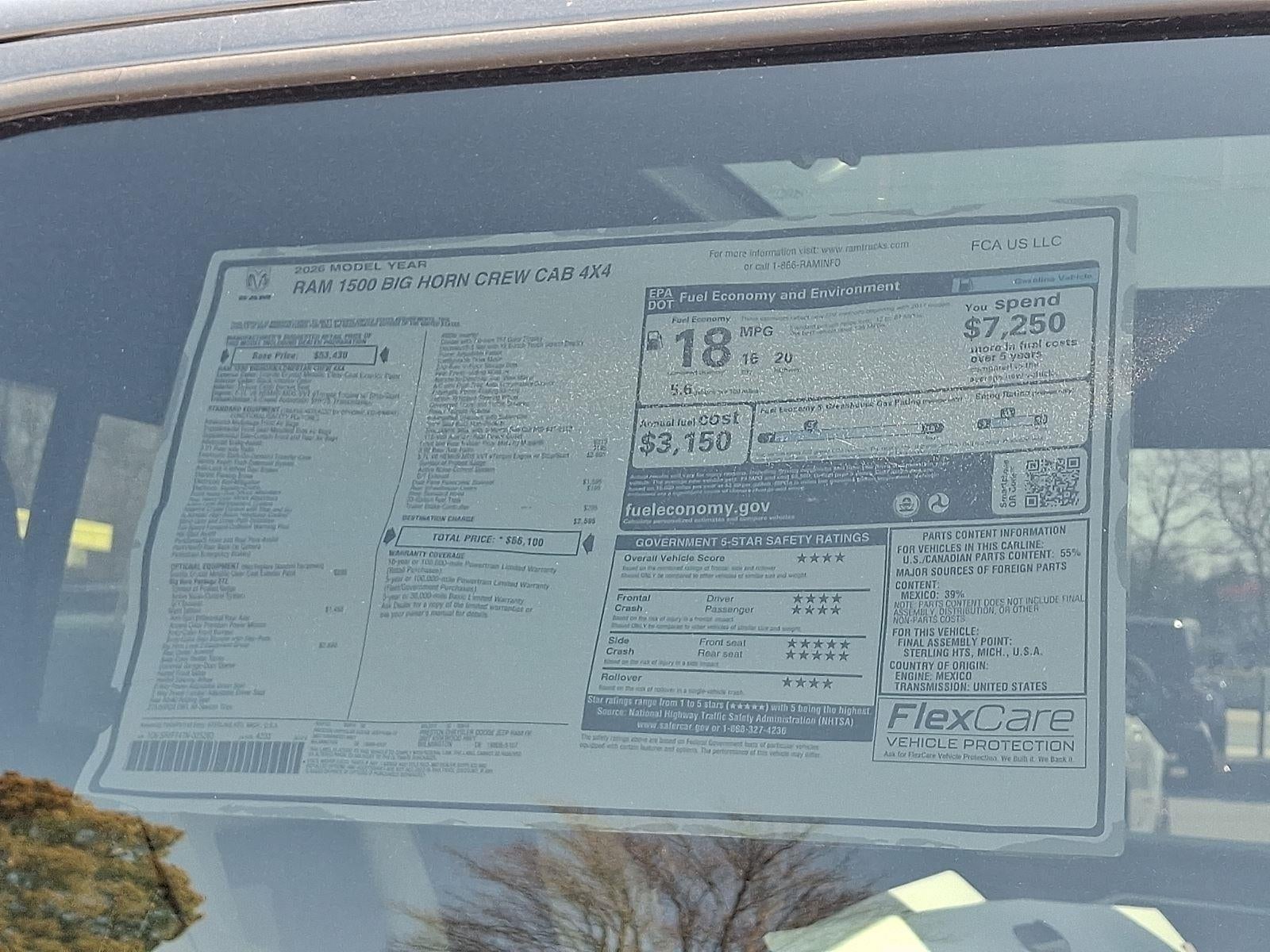 2026 RAM 1500 Big Horn