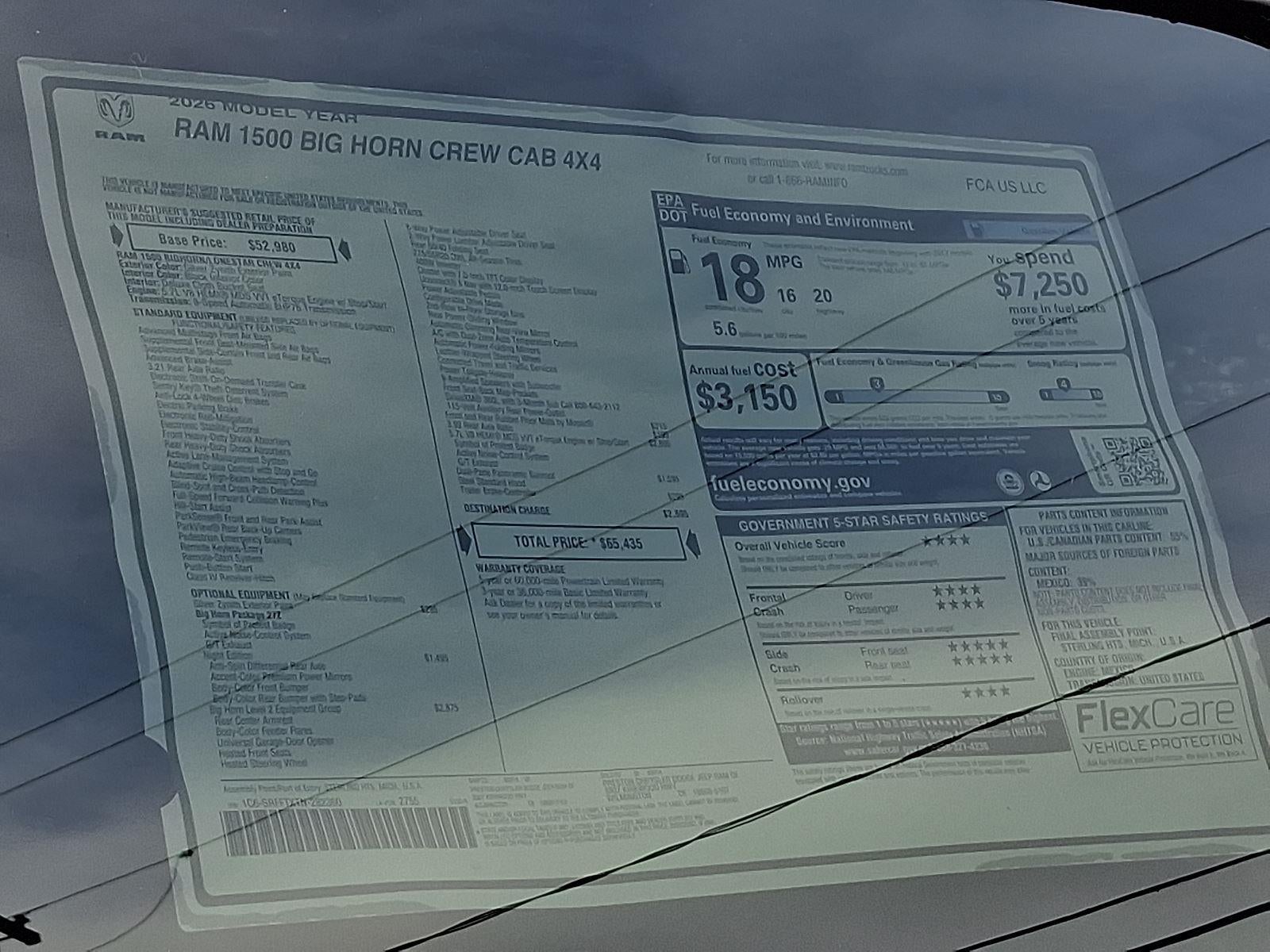 2026 RAM 1500 Big Horn