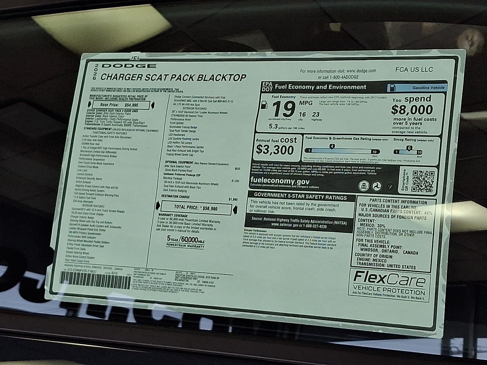2026 Dodge Charger Scat Pack