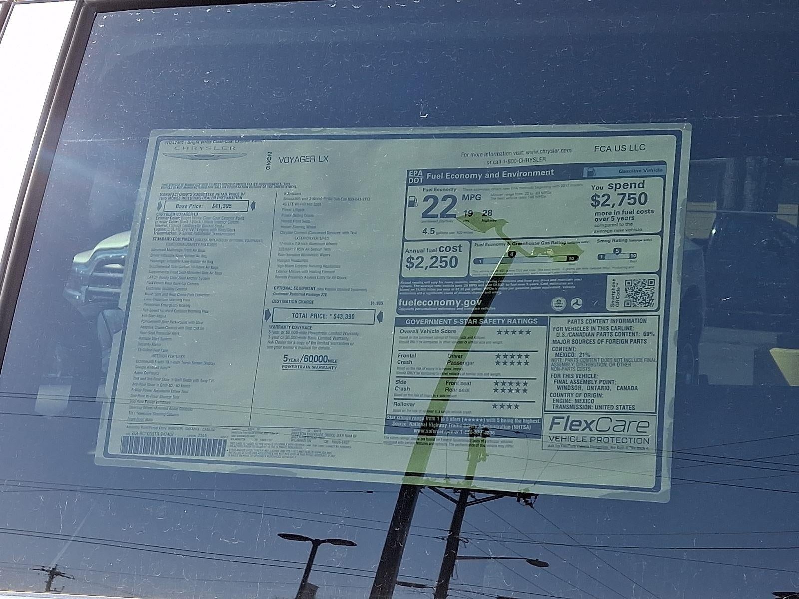 2026 Chrysler Voyager LX