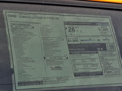 2026 Jeep Compass Latitude Altitude