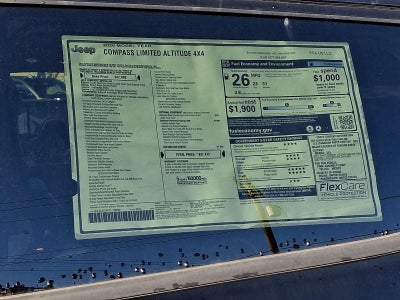 2026 Jeep Compass Limited Altitude