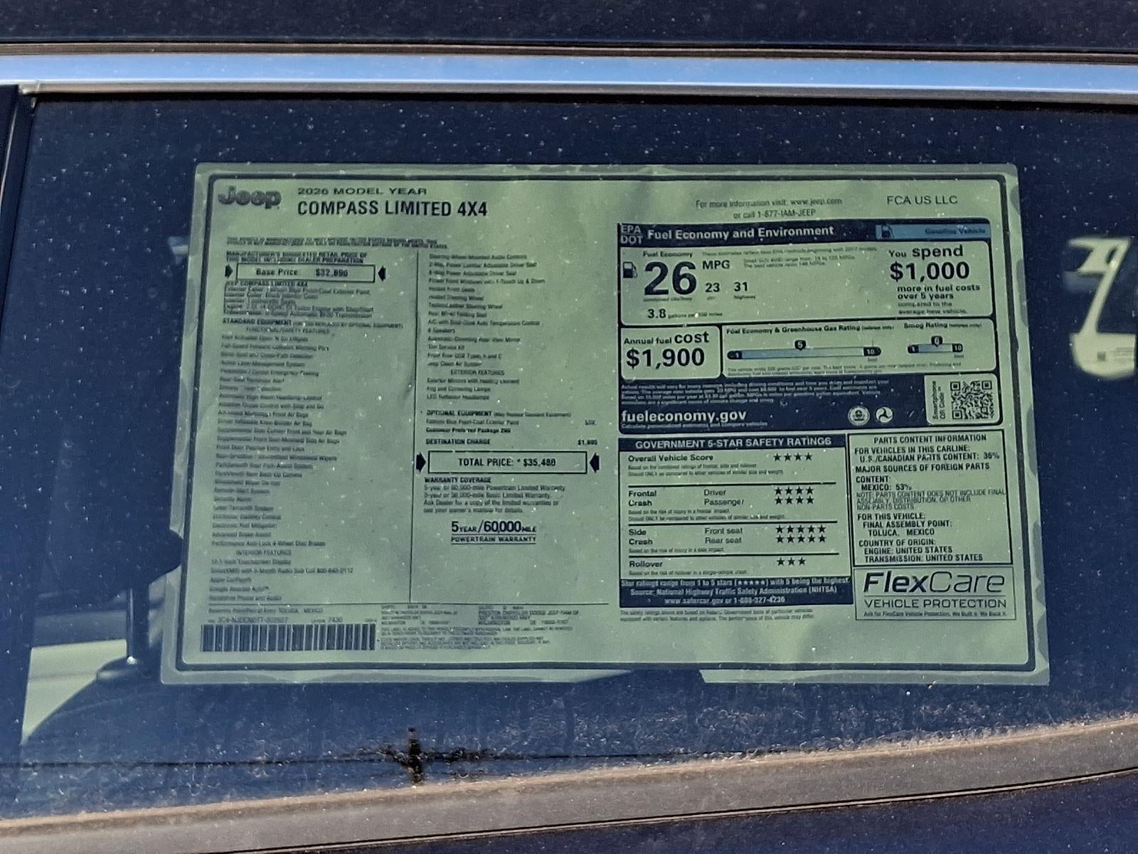 2026 Jeep Compass Limited