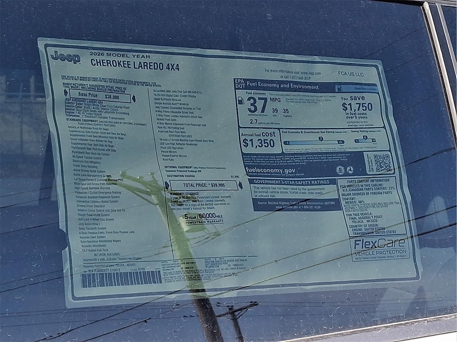 2026 Jeep Cherokee Laredo