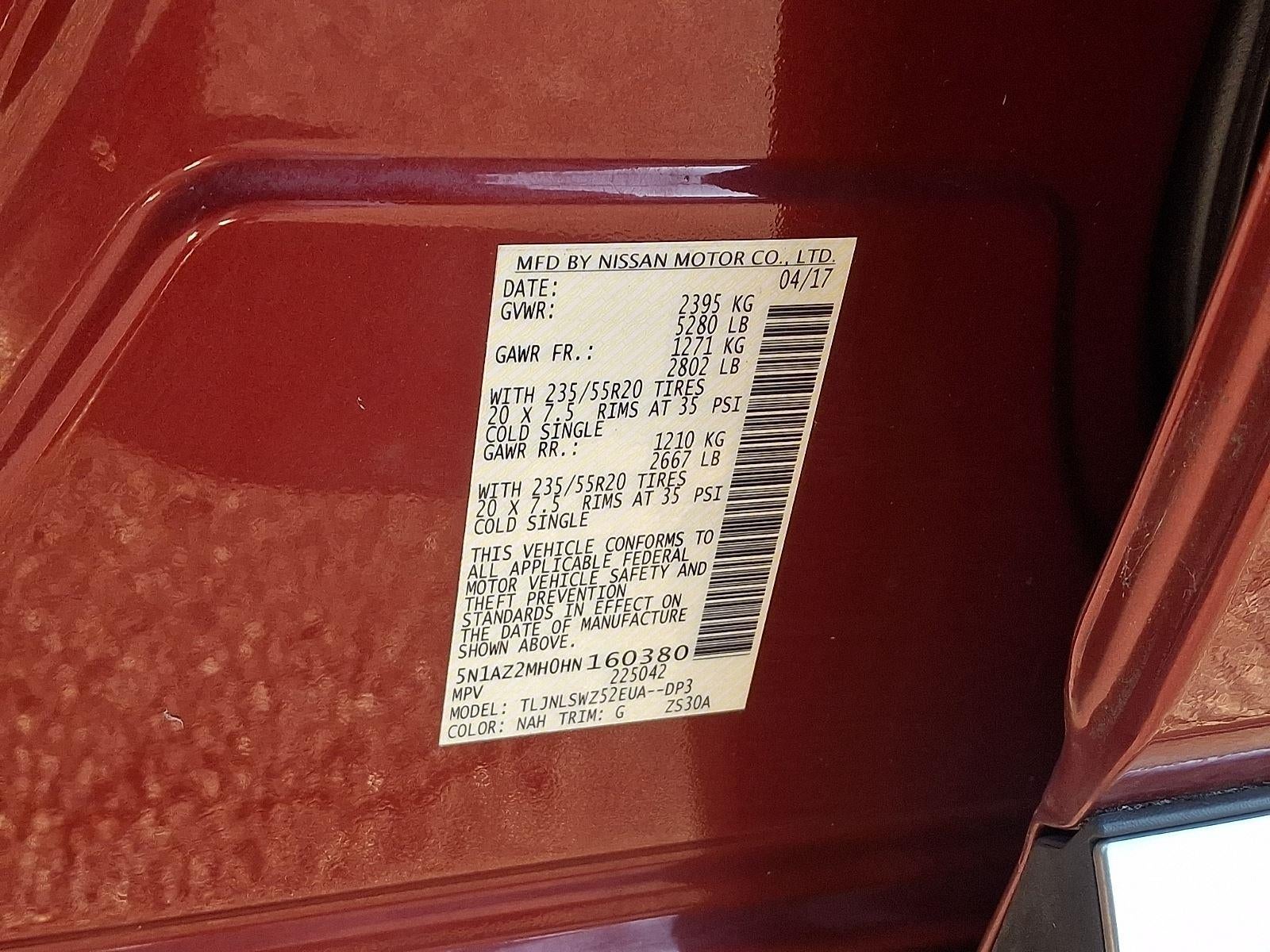 2017 Nissan Murano Platinum