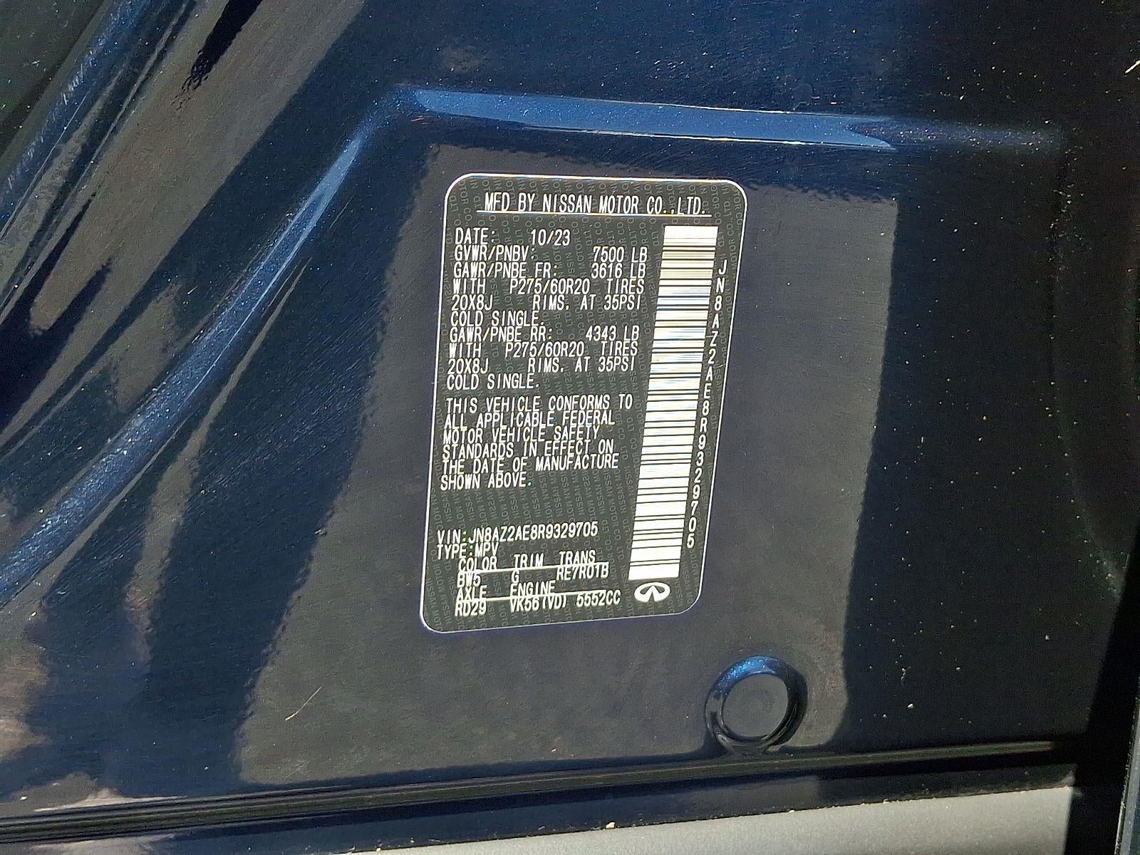 2024 INFINITI QX80 LUXE