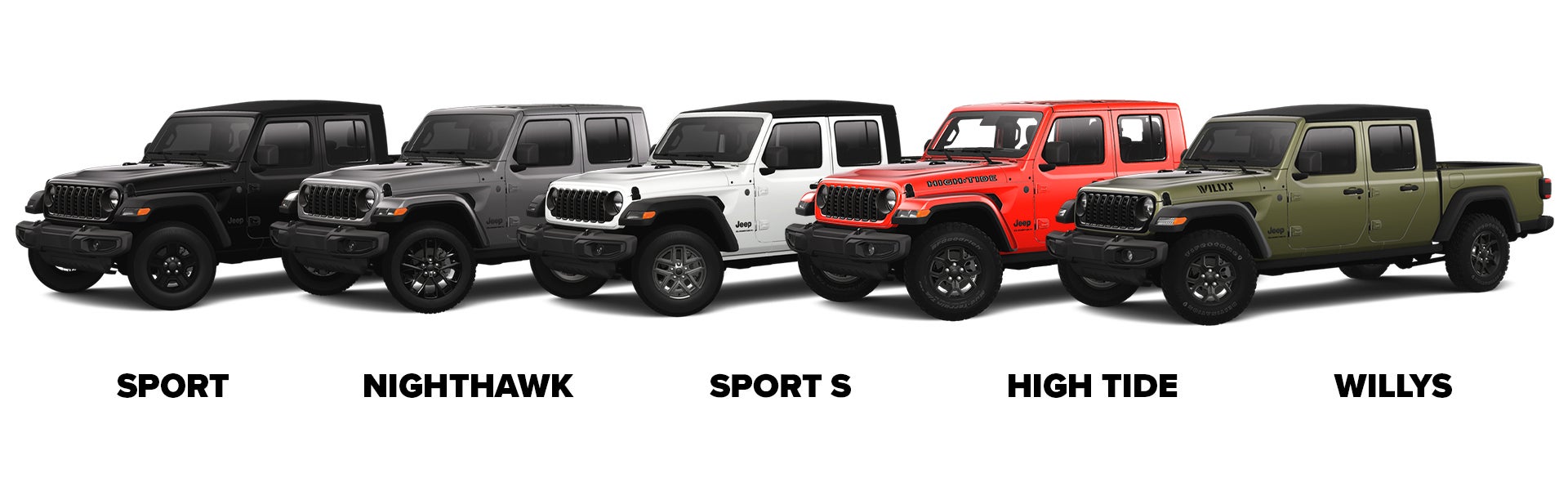 2026 Jeep Gladiator Trim Levels