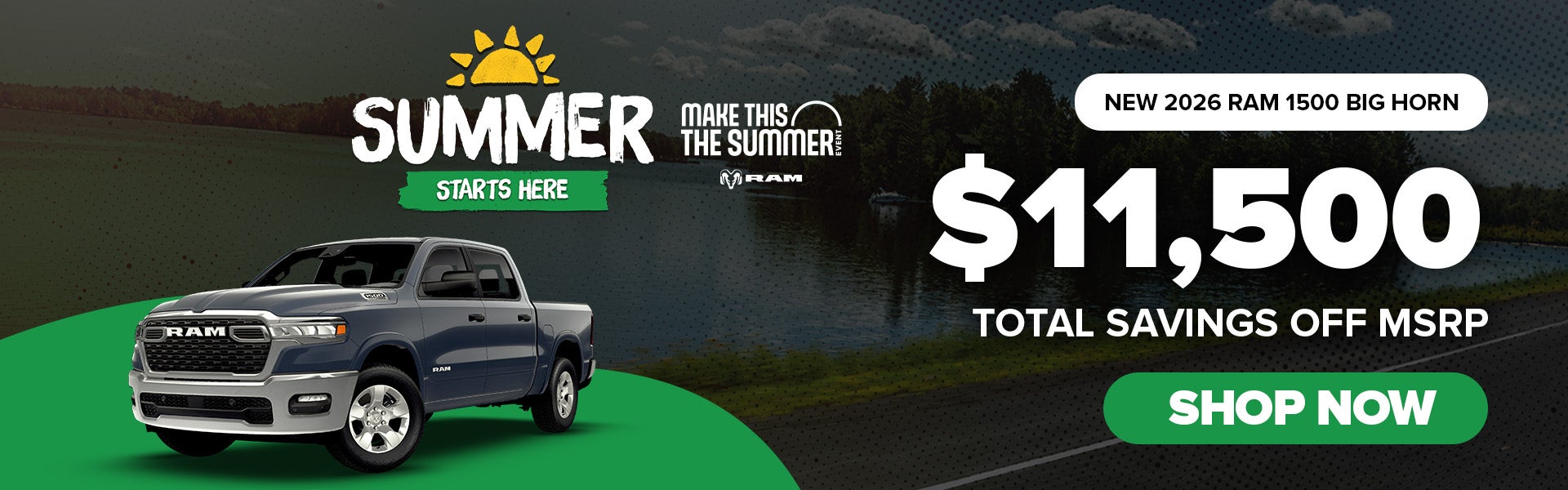 New 2026 RAM 1500 Big Horn $11,500 Total Savings off MSRP