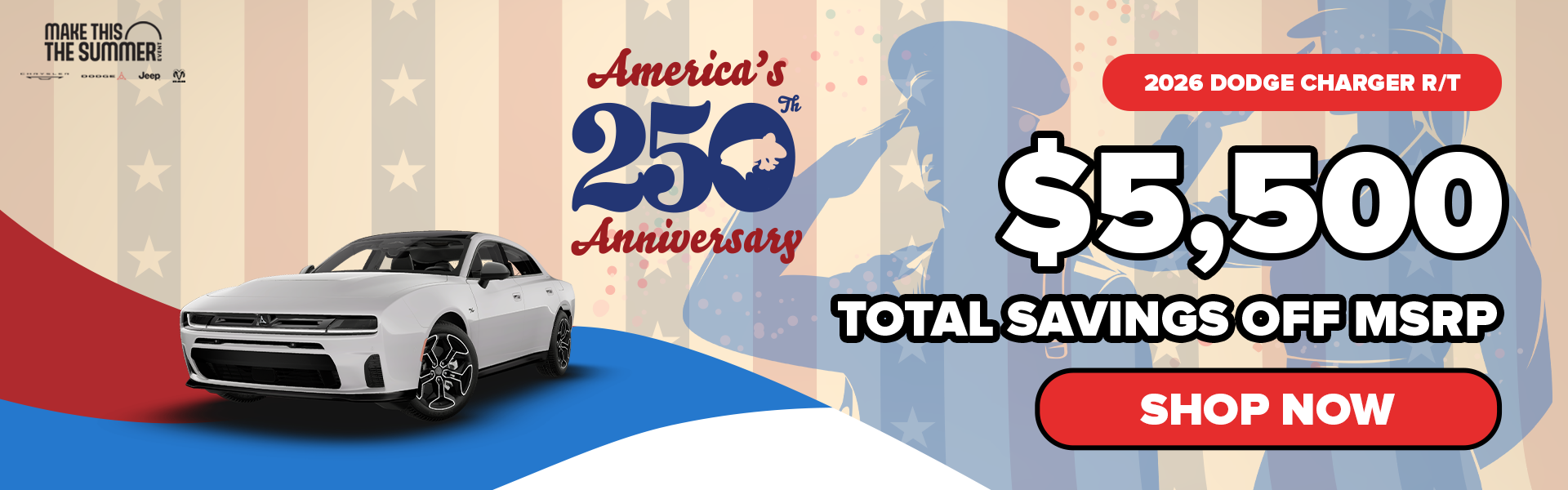 $5,500 off MSRP | 2026 Dodge Charger