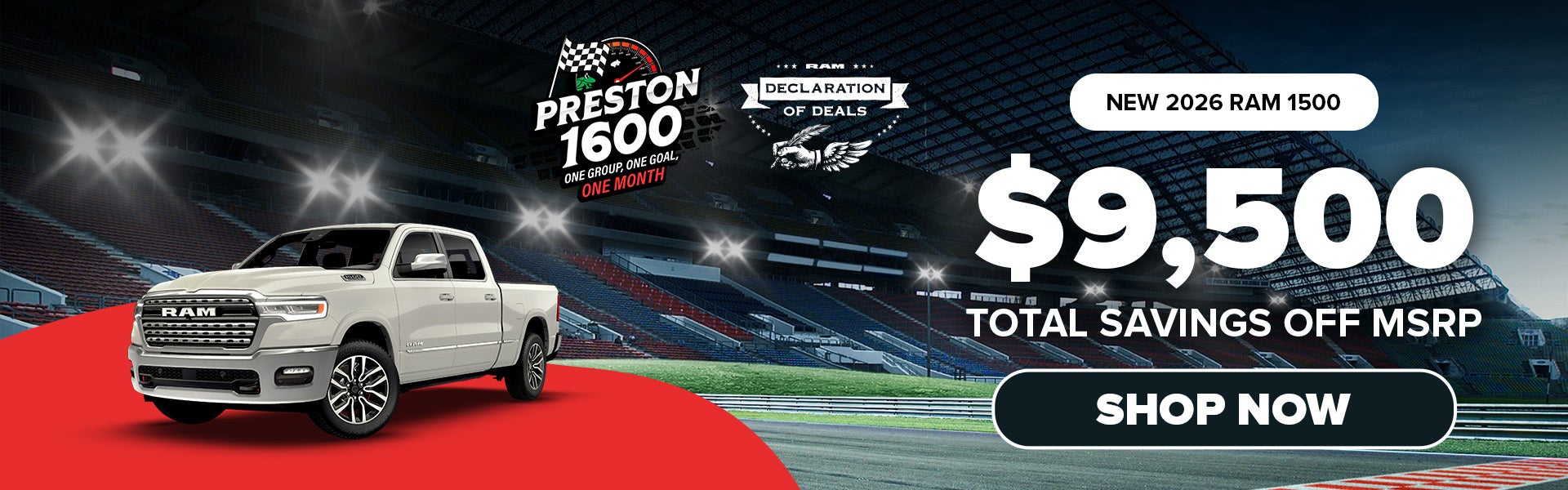 $9,500 off MSRP | New 2026 Ram 1500